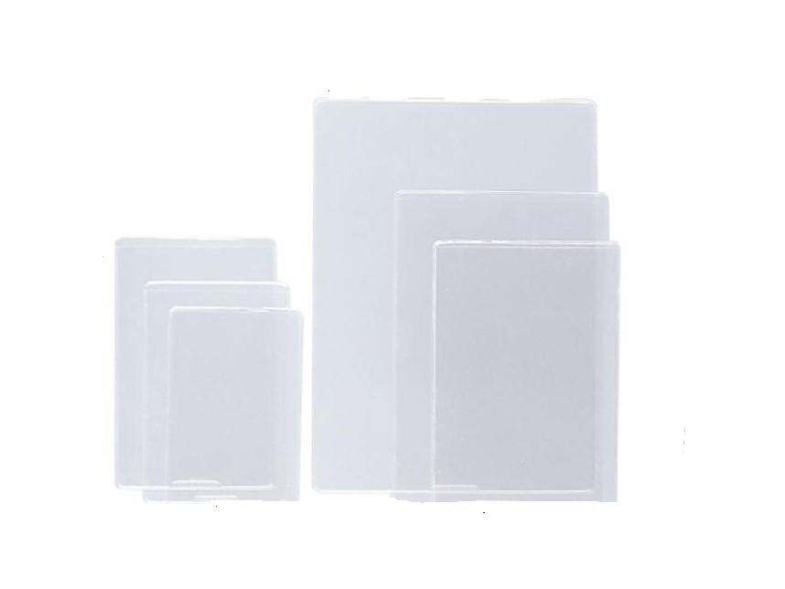 FUNDA PORTACARNET 1/4 PVC CRISTAL - Imagen 2