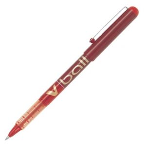BOLIGRAFO ROLLER V-BALL 0.5MM ROJO BL-VB5-R