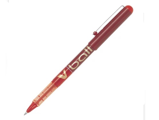 BOLIGRAFO ROLLER V-BALL 0.5MM ROJO BL-VB5-R - Imagen 2